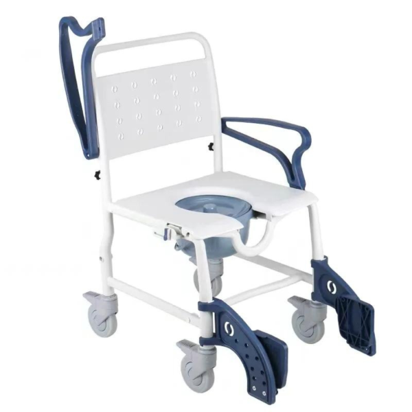 Portable Lightweight Commode Chair - Different angle
