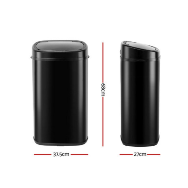 Steel Motion Sensor Bin | 58L